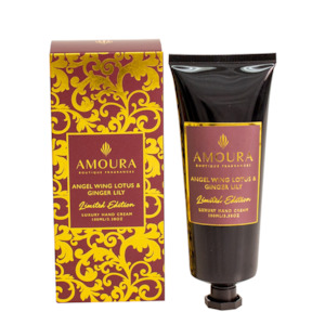 Amoura Hand Cream - Angel Wing Lotus & Ginger Lily 100ml