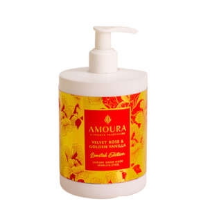 AMOURA HAND WASH - VELVET ROSE & GOLDEN VANILLA 490ML