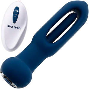 Evolved The Flapper Vibrating Anal Plug with Flapping Shaft