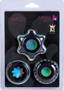 Maia Manzo Silicone Cock Rings 3-Piece C-Ring Set