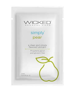 Wicked Simply Pear Lube 3ml