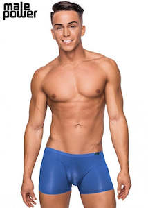 Male Power Seamless Sleek Short with Pouch Blue XL - SMS006