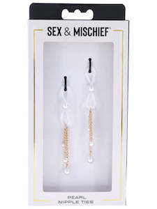 Cafe: Sex & Mischief Pearl Nipple ties