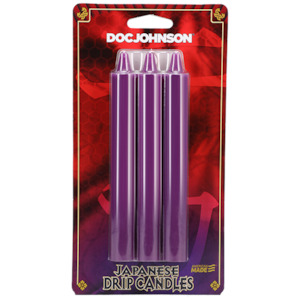 Doc Johnson Japanese Drip Candles - Purple