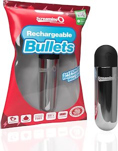 Screaming O Rechargeable Bullet Silver