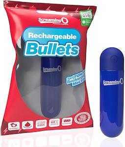 Screaming O Rechargeable Bullet Blue