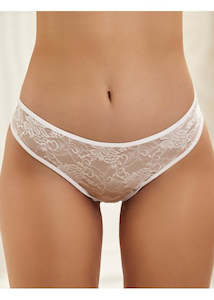 Oh Yeah Panty White P5178-2P XL