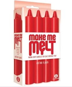 Make Me Melt Candles 4 Pack Red Hot