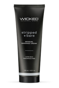 Wicked Stripped and Bare Massage Cream