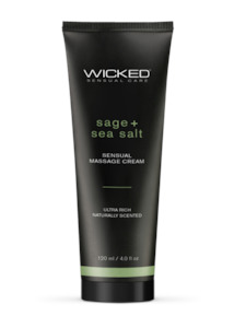 Wicked Sage & Sea Salt Massage Cream 120ml