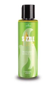 Sizzle Lips Warming Edible Gel Caramel Apple 125ml