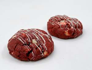 The Red Velvet Royale: Red Velvet & Cream Cheese Cookie