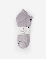 Women's Light Grey Everyday Essential Ankle