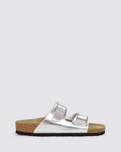 Womens Slides: N2618 SOFT SILVER