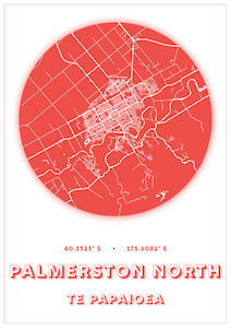 Palmerston North Map Dot