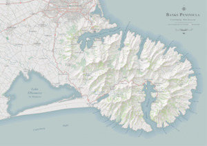 Banks Peninsula Terrain Map