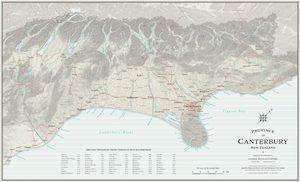 Province of Canterbury Antique Map