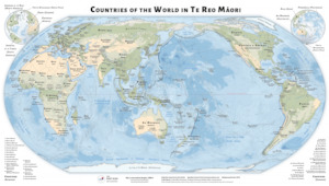 Te Reo Māori World Map