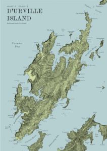 D’Urville Island Terrain Map