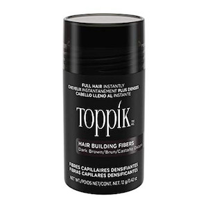 TOPPIK HAIR BUILDING FIBERS DARK BROWN 12 GM Andrew Mae