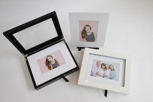 Portrait photography: Print Box with a Glass Case Angela Scott Photography