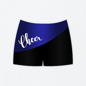 Zoe Cheer Shorts Black & Sapphire