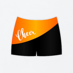 Zoe Cheer Shorts Black & Sunset