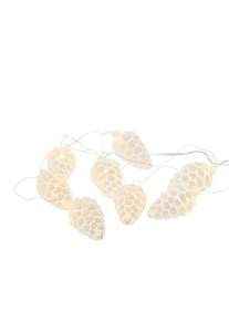 Celina Garland Pinecone - Snowy White Giftboxed