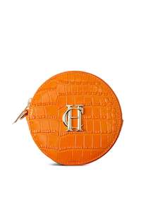 Chelsea Coin Purse - Orange Croc