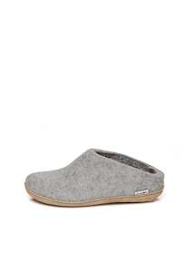 Glerups - Slip On with Leather Sole - Grey