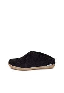 Glerups - Slip On with Leather Sole - Charcoal