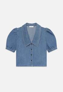 Denim Sailor Blouse - Starlett