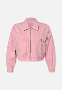 Heart Jacket - Washed Dusty Pink