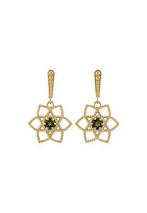 Padma Lotus Heart Earrings