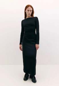 Long Sleeve Bea Dress - Black