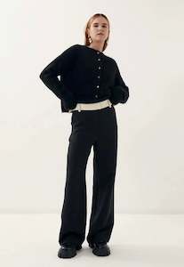 Tuxedo Trouser - Black/Ivory