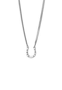 Clothing: Mini Horseshoe Necklace