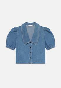 Denim Sailor Blouse - Starlet