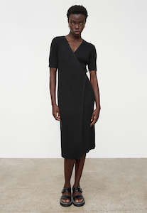 Clothing: Annie Wrap Dress - Black