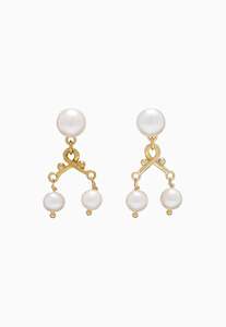 Oriana Chandelier Earring - Pearl