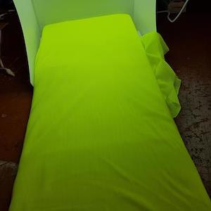 Tropic Lime Sheer Stretch Mesh