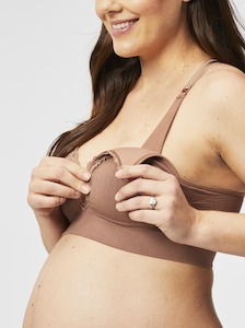 Hospital Essentials: Cake Maternity Tutti Frutti Bamboo Nursing Mocha Bra