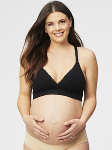 Cake Maternity Tutti Frutti Bamboo Nursing Black Bra