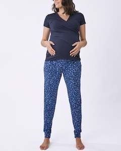 Sleepwear Sets: 2-Piece Maternity Rest and Relax Sleepwear Set