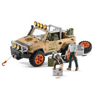 Schleich 4x4 Vehicle with Winch - Incomplete Set