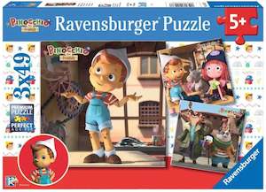 Toy: Ravensburger Pinocchio 3x49pc Puzzle