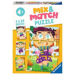 Toy: Ravensburger Fashion Mix Puzzle 2x24pc