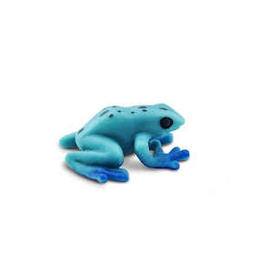 Toy: Safari Ltd Good Luck Mini Poison Dart Frog - Blue