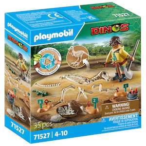 Toy: Playmobil Archaelological Dig with Dino Skeleton