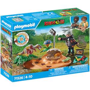 Playmobil Stegosaurus Nest with Egg Thief